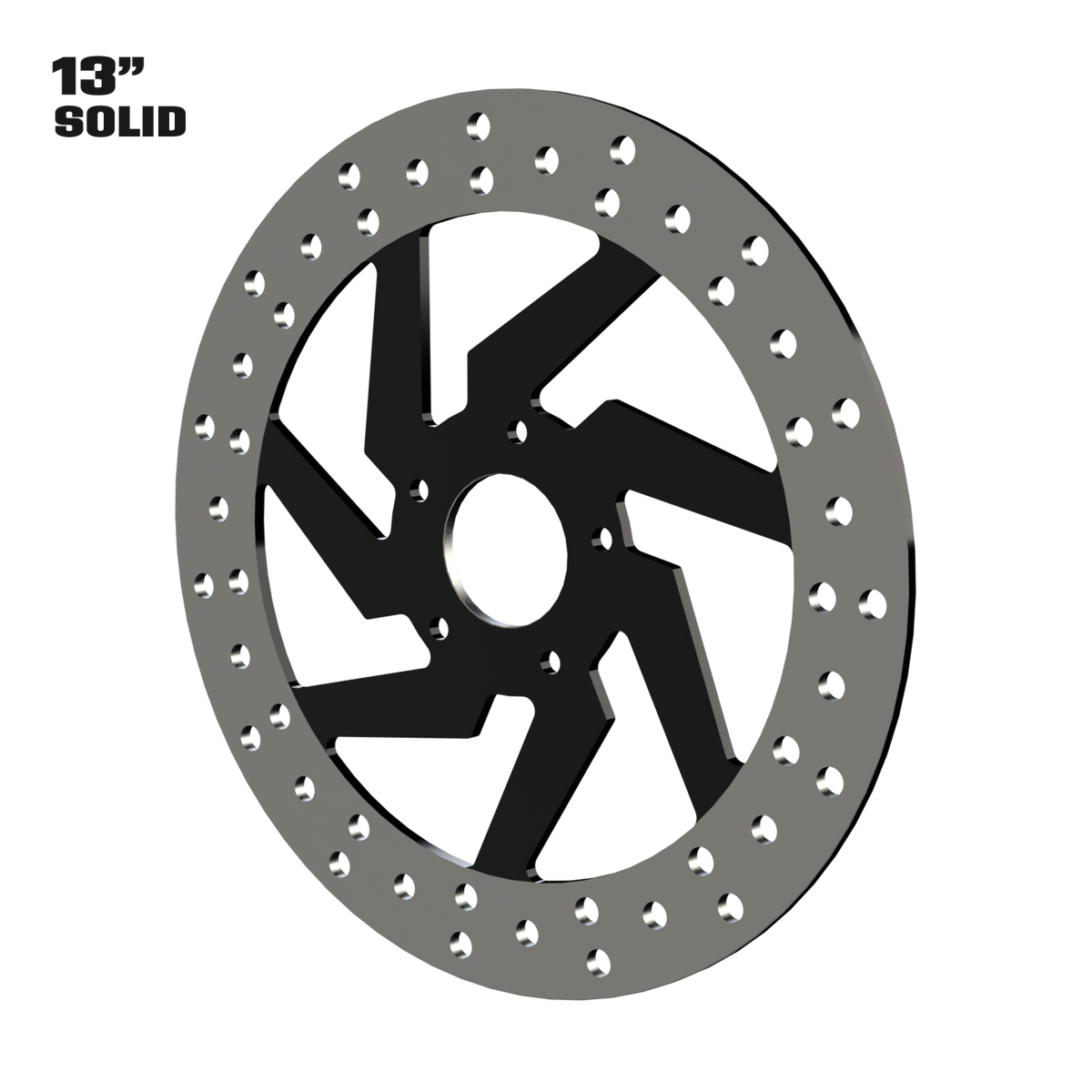 Creed 13" Solid Rotor in Black