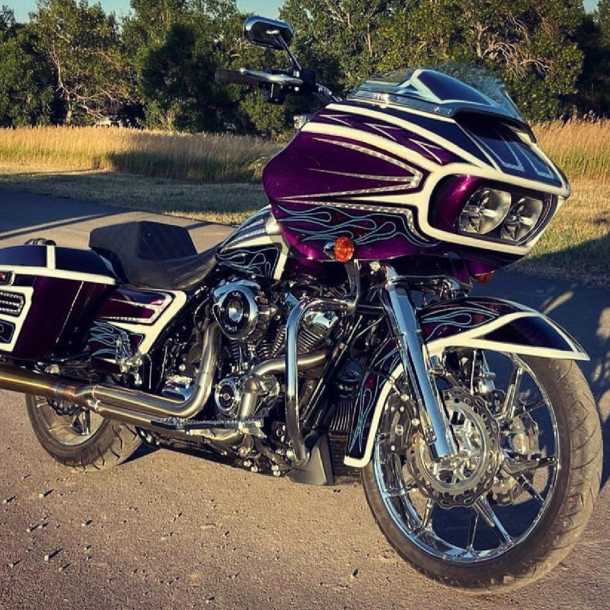 21 Inch PS.02 Chrome Harley Wheel