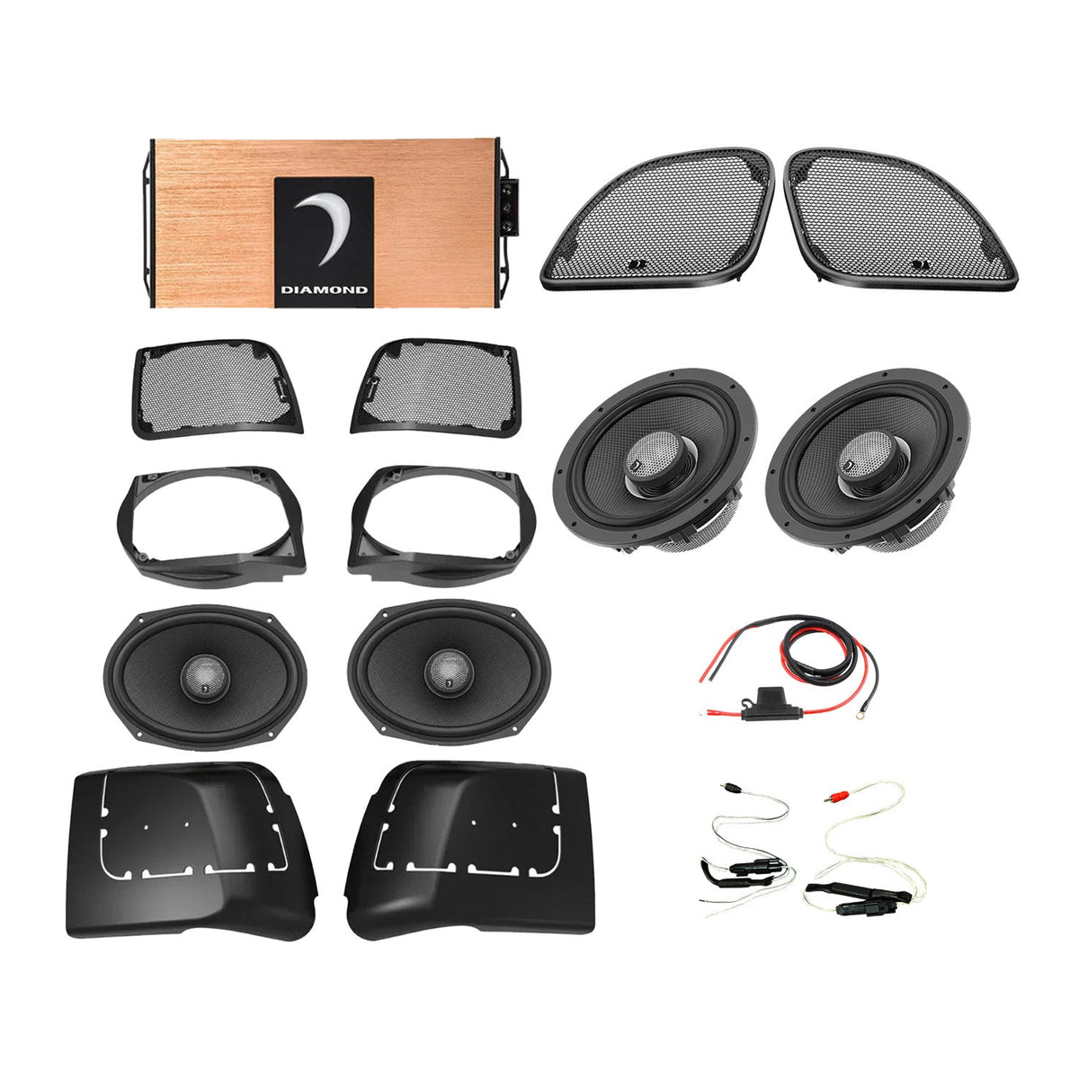 Diamond Audio 14 - 23 Harley Davidson® Road Glide 4-Speaker System - DA1423RGSP3