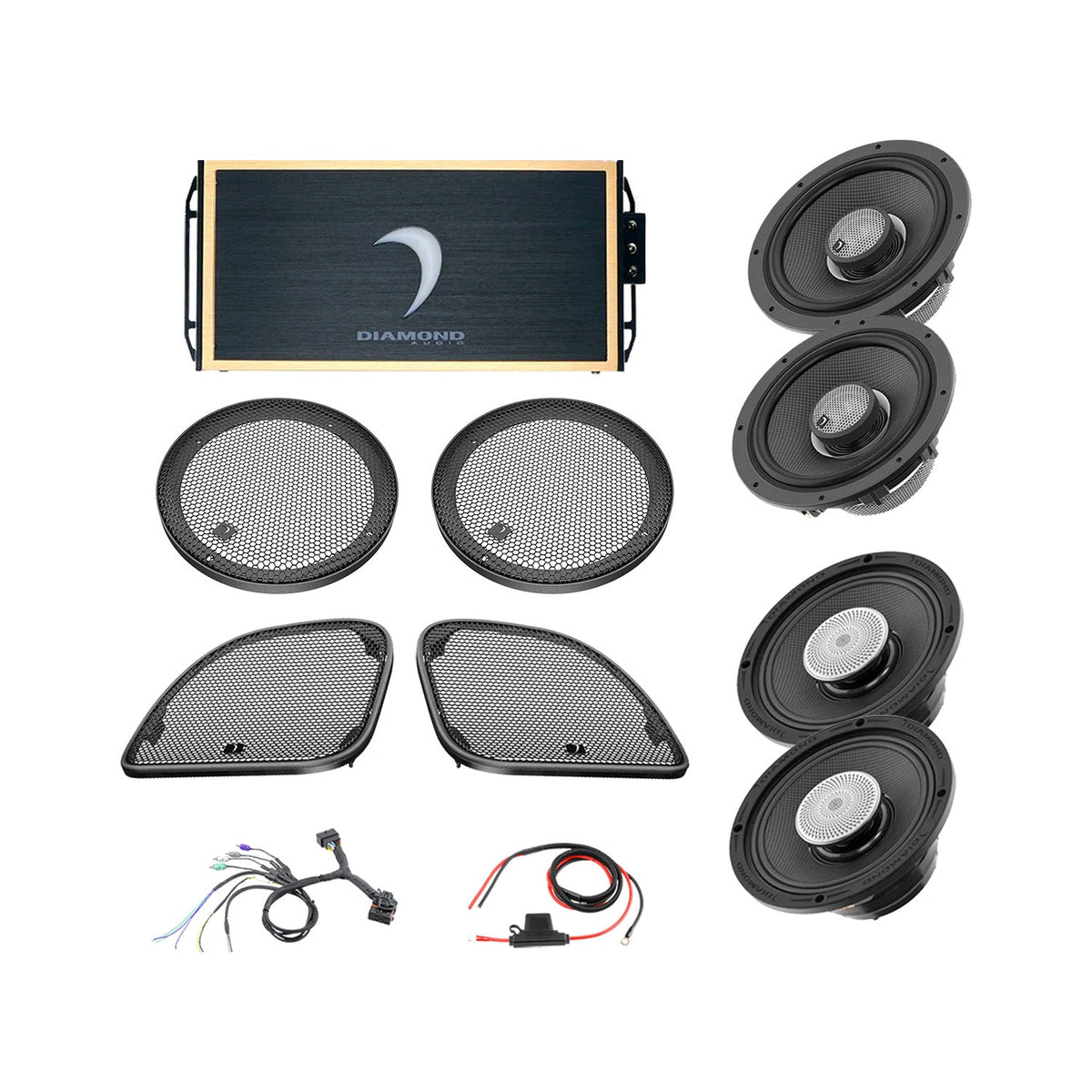 Diamond Audio 14 - 23 Harley Davidson® Road Glide 4-Speaker System - DA1423RGTP3