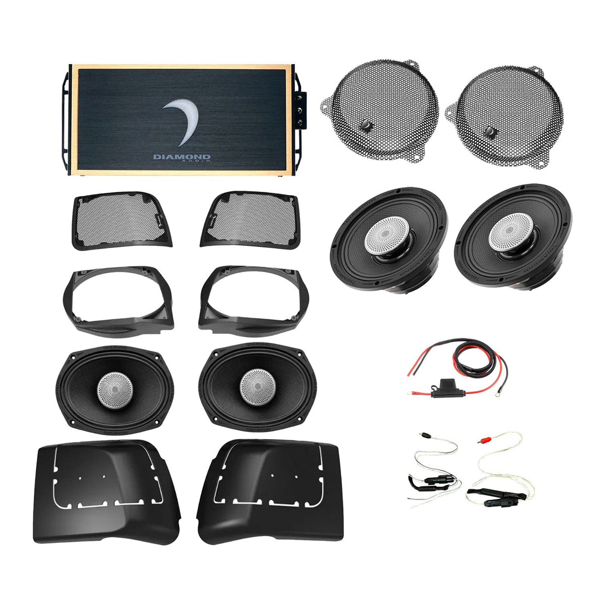 Diamond Audio 14 - 23 Harley Davidson® Street Glide 4-Speaker System - DA1423SGSP5
