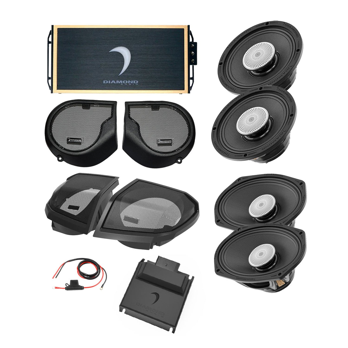 Diamond Audio 24+ Harley Davidson® Street Glide 4-Speaker System - DA24SGSP5