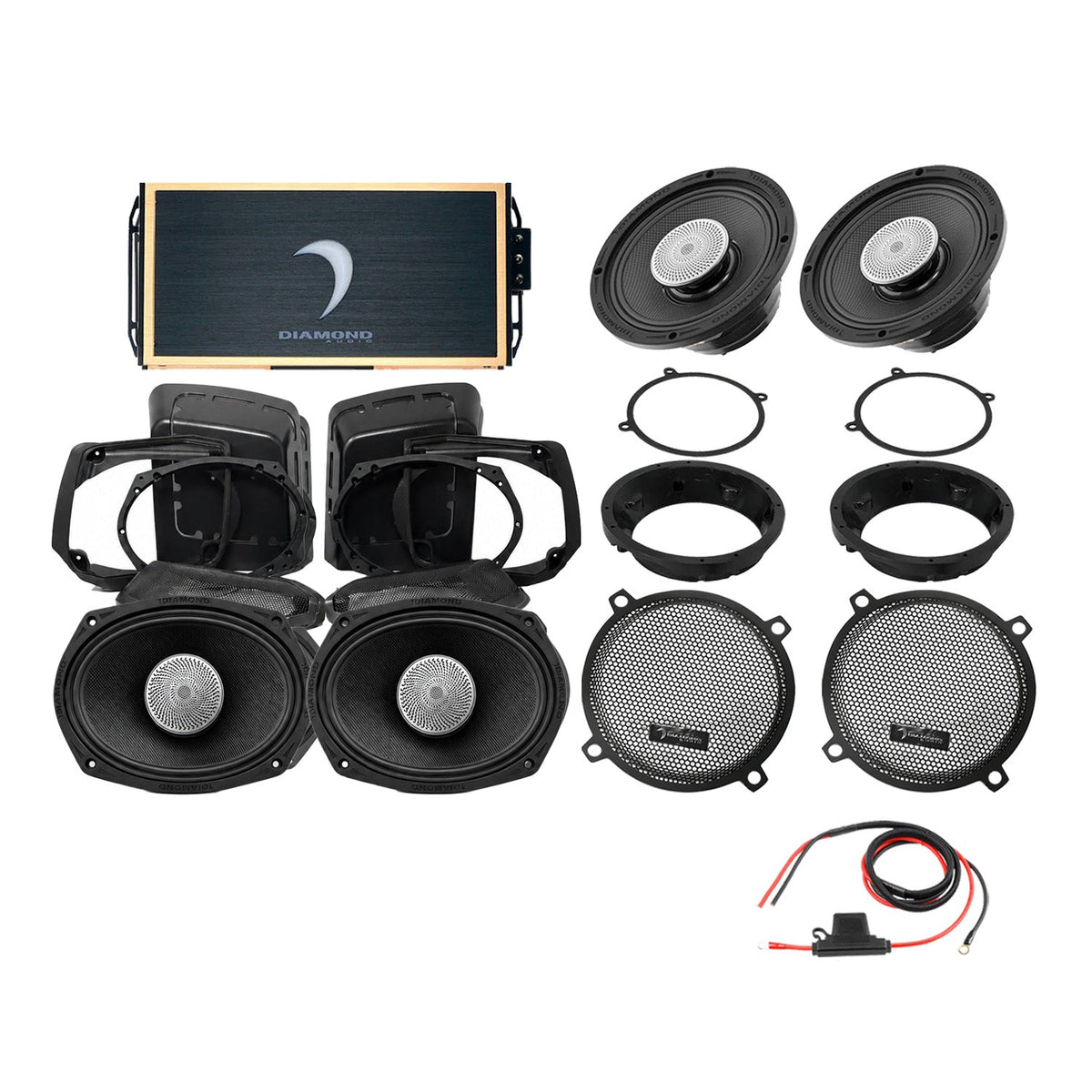 Diamond Audio 98 - 13 Harley Davidson® Street Glide 4-Speaker System - DA9813SGSP5