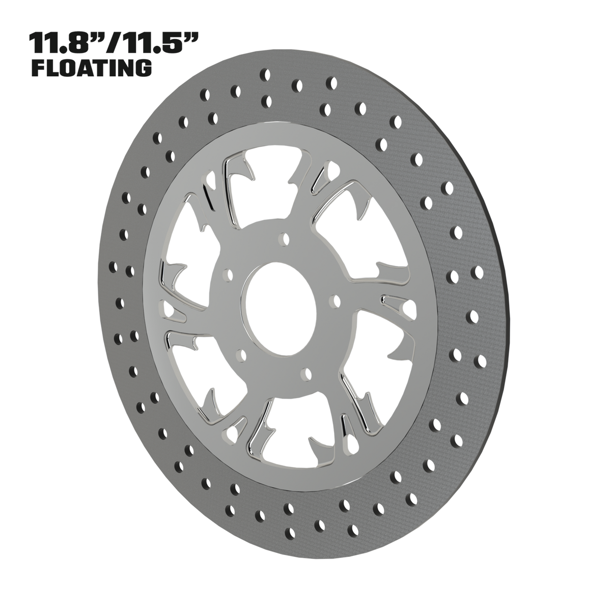 Dirty Hooker 11" floating rotor in polished