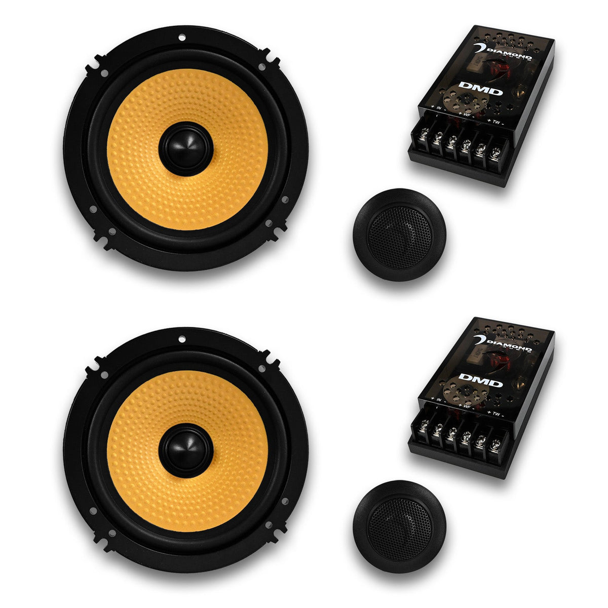 Diamond Audio 6.5" DMDX Series 2-Way Component Set - DMDX65C