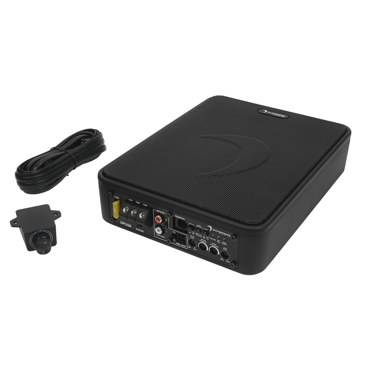 Diamond Audio 8" DMD Series Active Slim Subwoofer w/Bass Enhancement - DPUS8