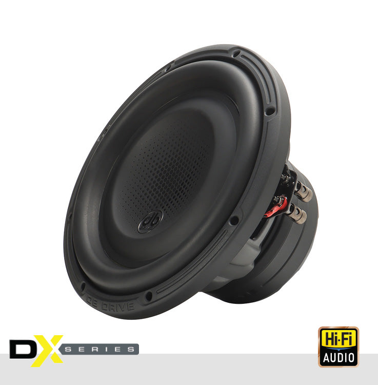DB Drive DX-W10D4 : DX 10" Dual 4-Ohm Subwoofer