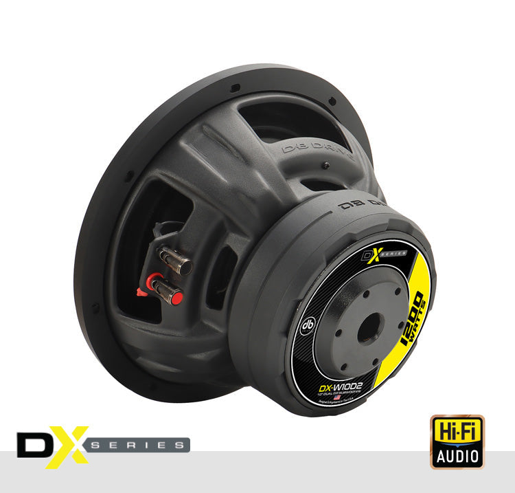 DB Drive DX-W10D2 : DX 10" Dual 2-Ohm Subwoofer