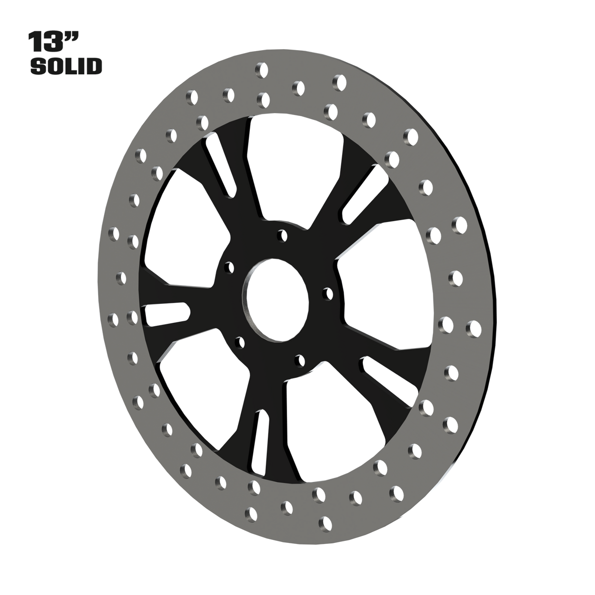 Eclipse 13" solid rotor in black