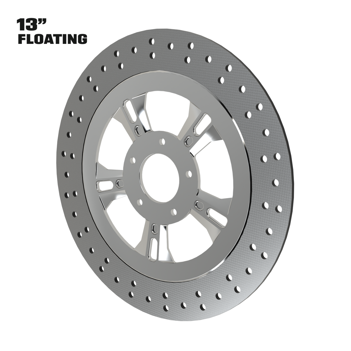 Eclipse 13" floating rotor in polished