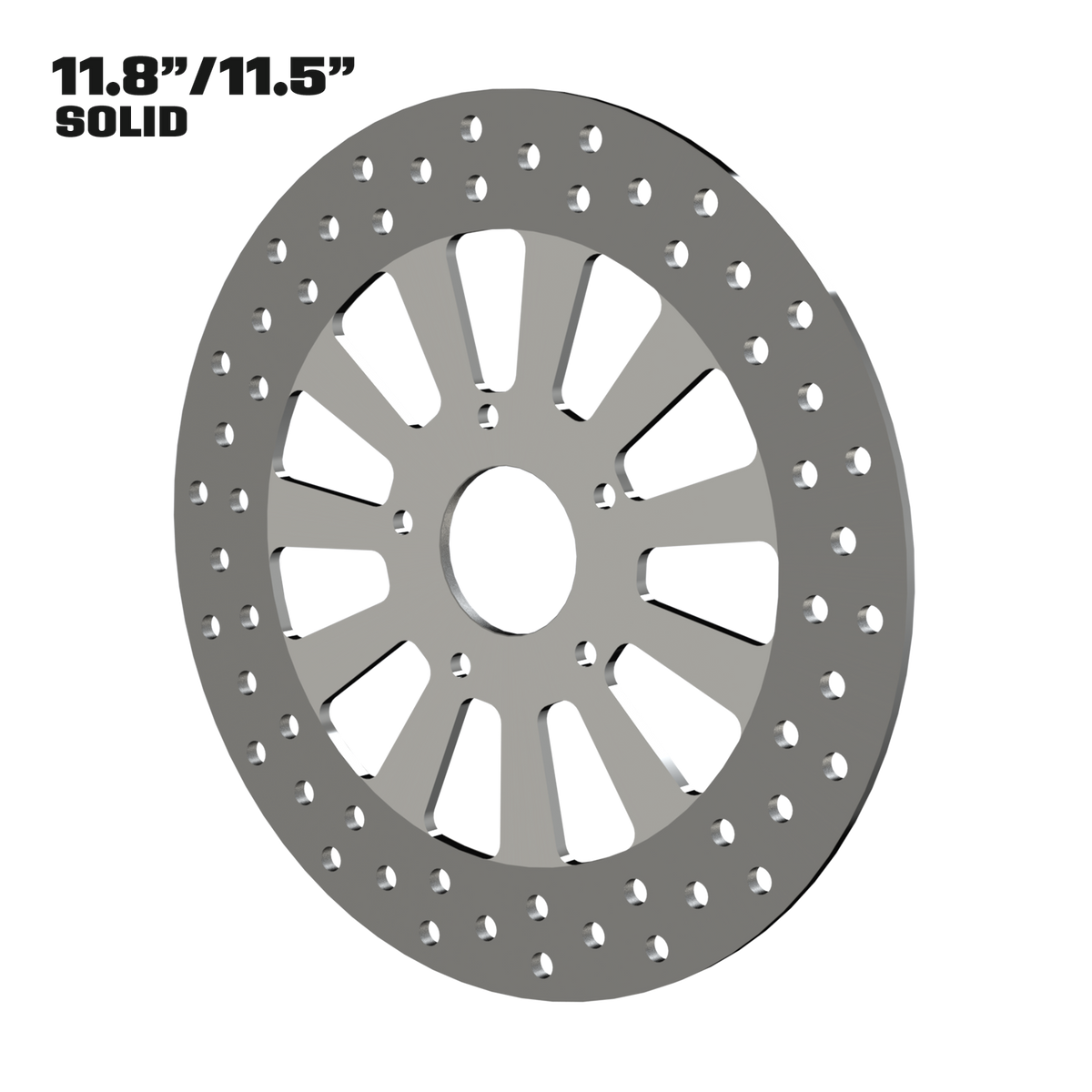 Elliptical Illusion 11" solid rotor in polished