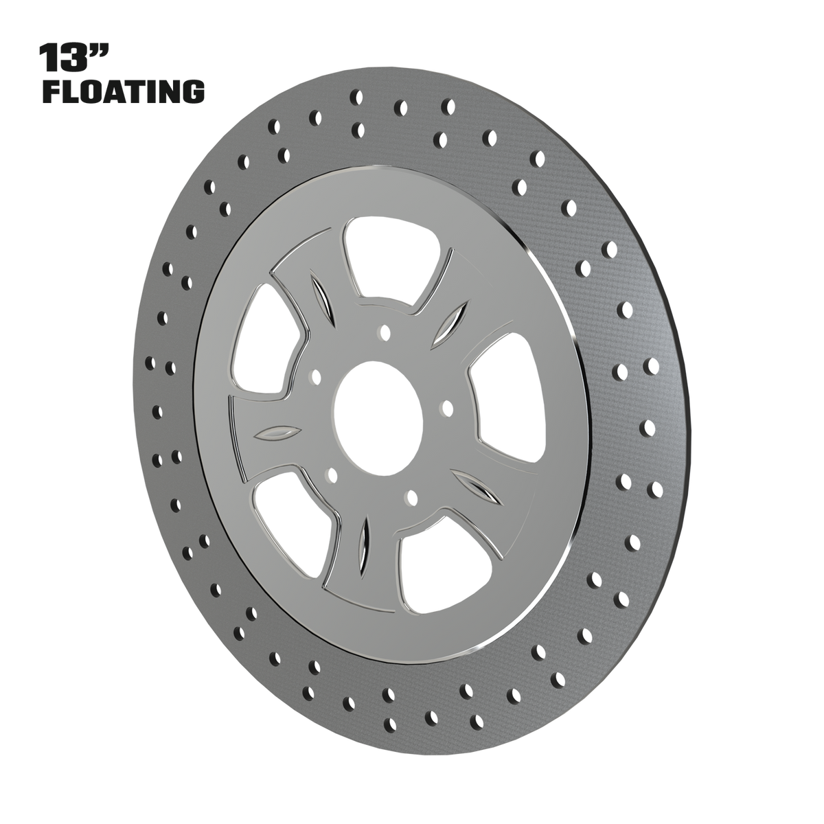 El Toro 13" floating rotor in polished