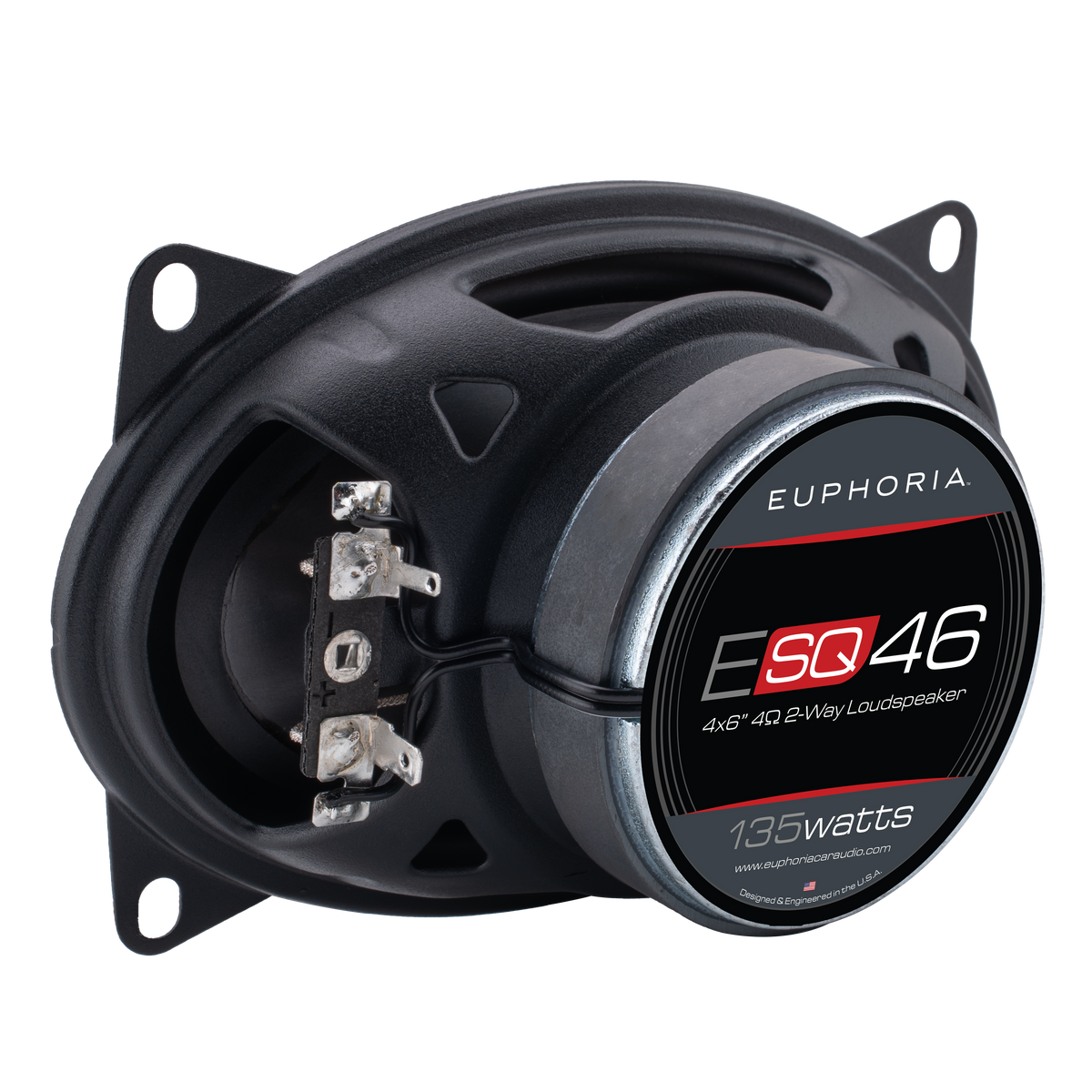 Euphoria ESQ46 : SQ 4"×6" 2-way Loudspeaker (Pair)