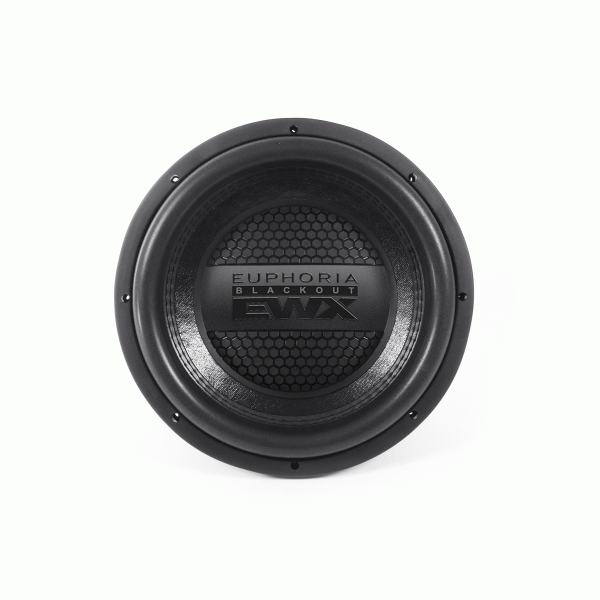 Euphoria EWXB12D2 : 12" Dual 2-Ohm Subwoofer Black Out Edition