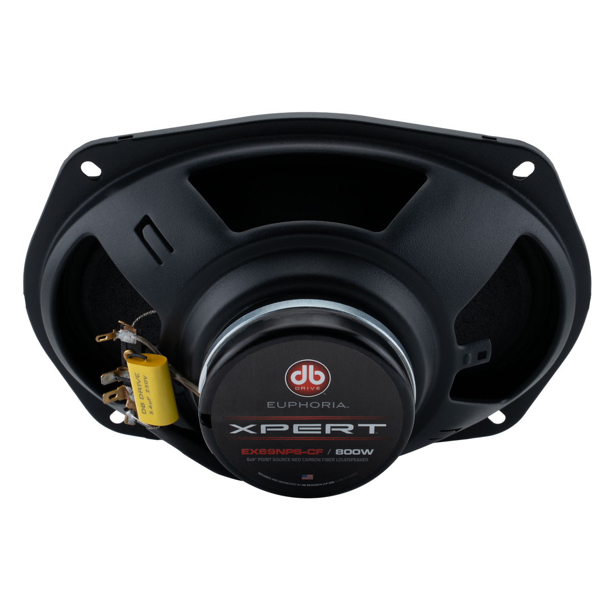Xpert EX69NPS-CF : 6"×9" 2-way NEO Carbon Fiber Point Source Loudspeaker