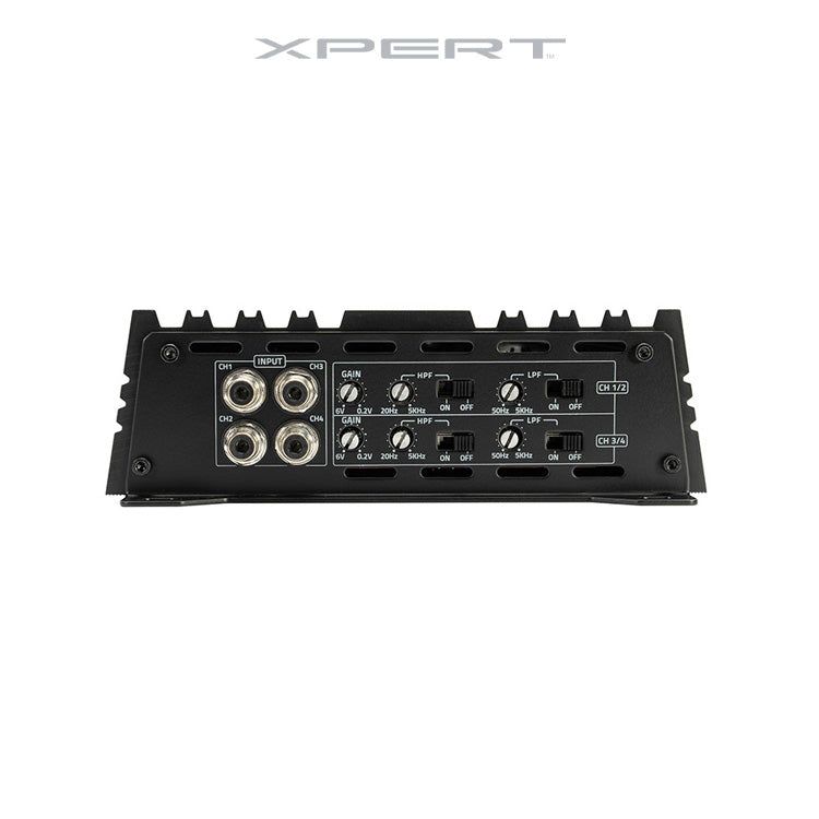 Xpert EX8.4 : 4 X 400 Full Range Class D 4 Channel Power Sports Amplifier