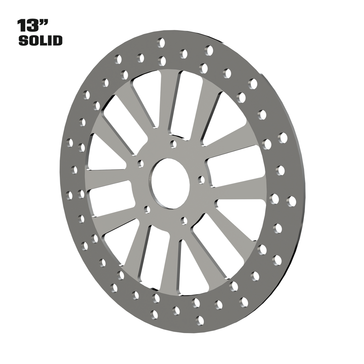 Excalibur 13" solid rotor in polished