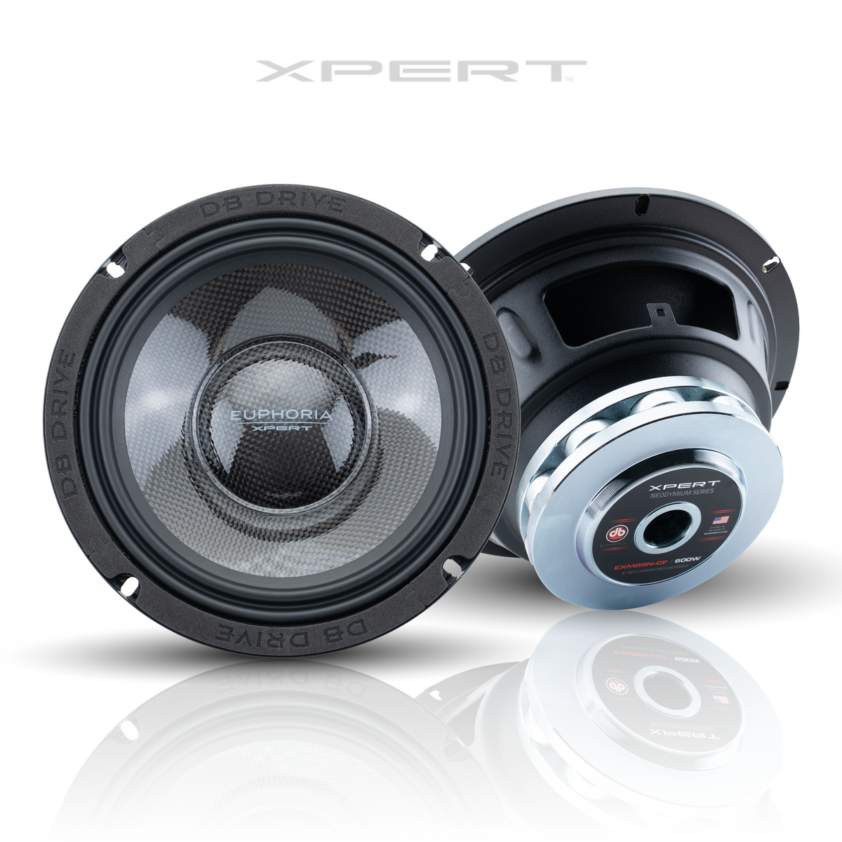 Xpert EXM8SN-CF : 8" NEO Carbon Fiber Midrange/Stamp Steel