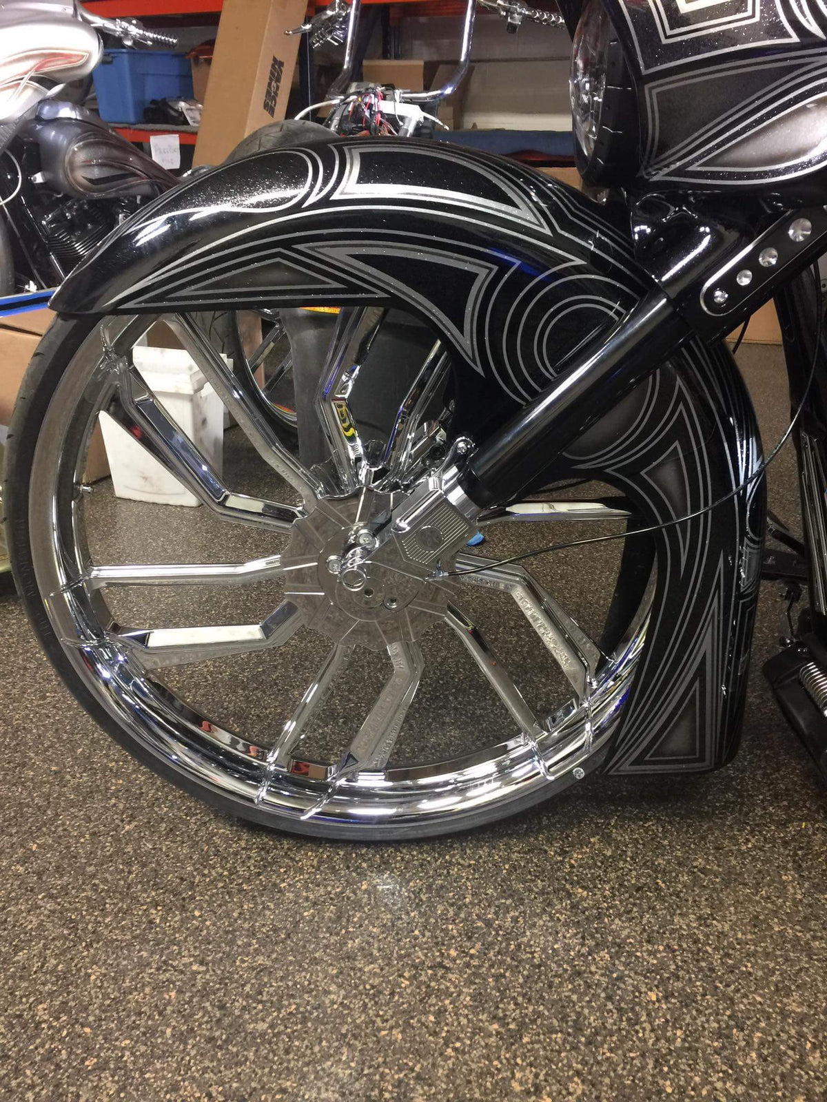 D6 Metric Chrome Wheels