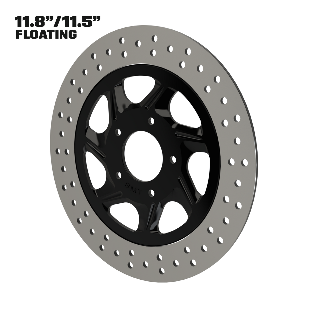 Gran Sport 11" Floating Rotor in Black