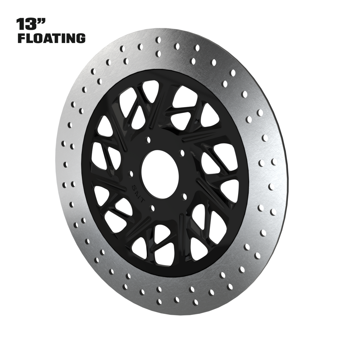 Gran Sport 13" Floating Rotor in Black