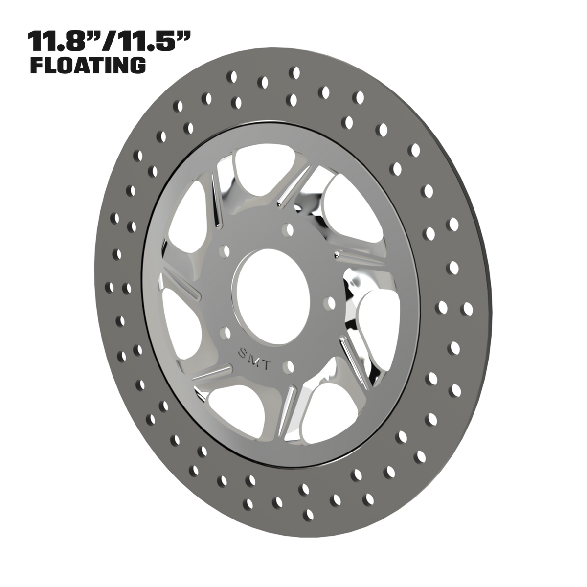 Gran Sport 11" Floating Rotor in Polished