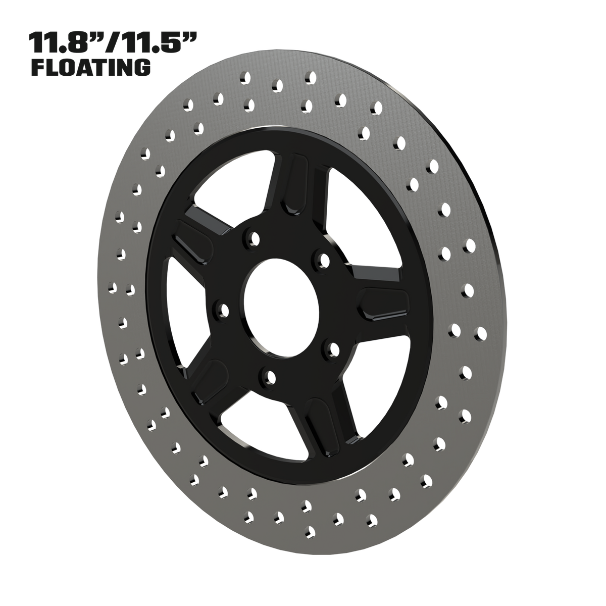 GT1 11" Floating Rotor in Black