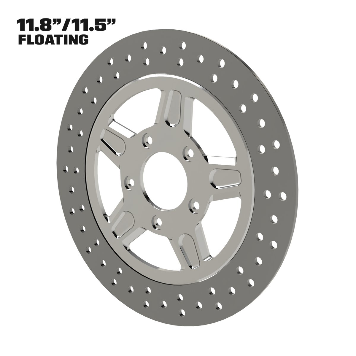 GT1 11" Floating Rotor in Polished