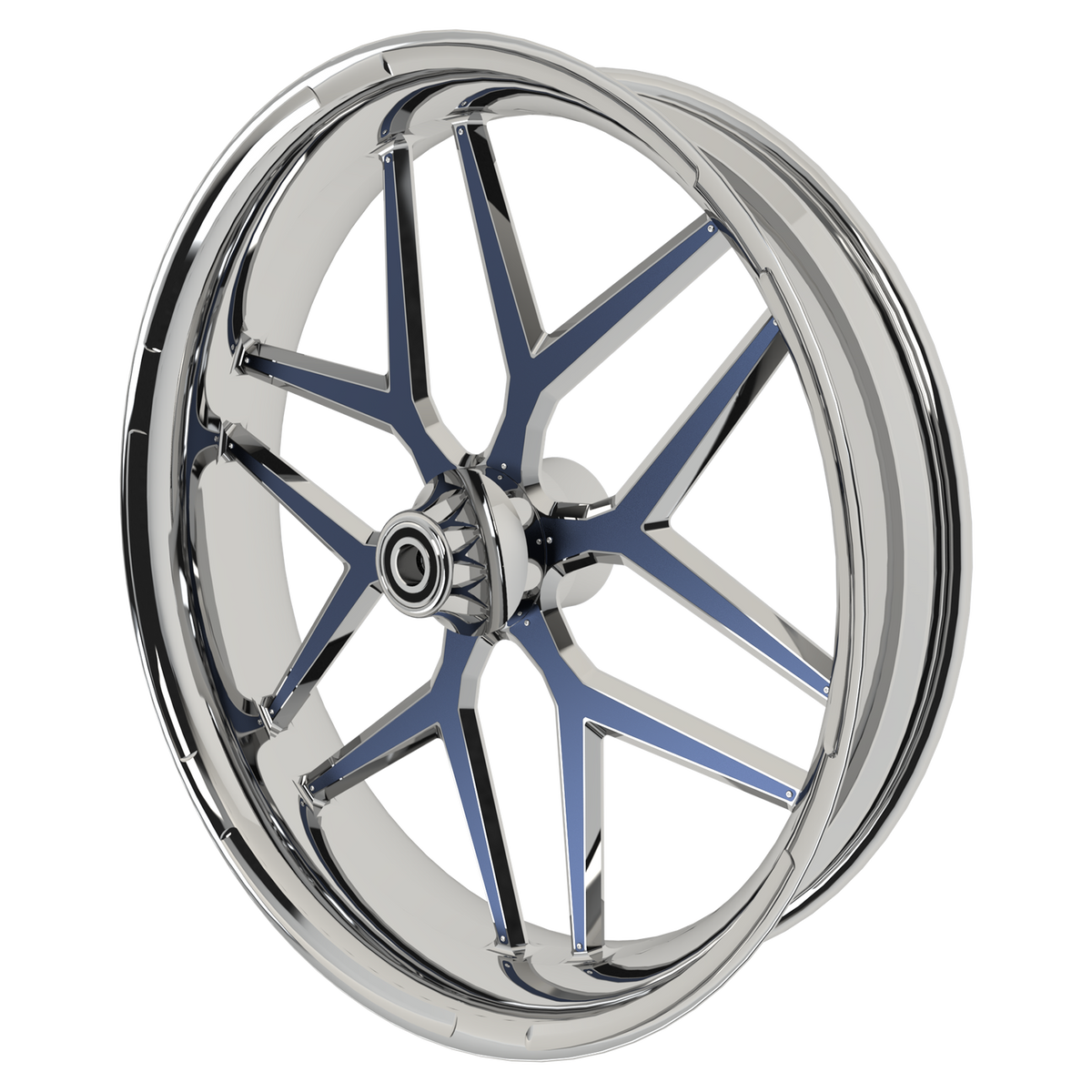 GT3 Metric Chrome Wheels with color insert