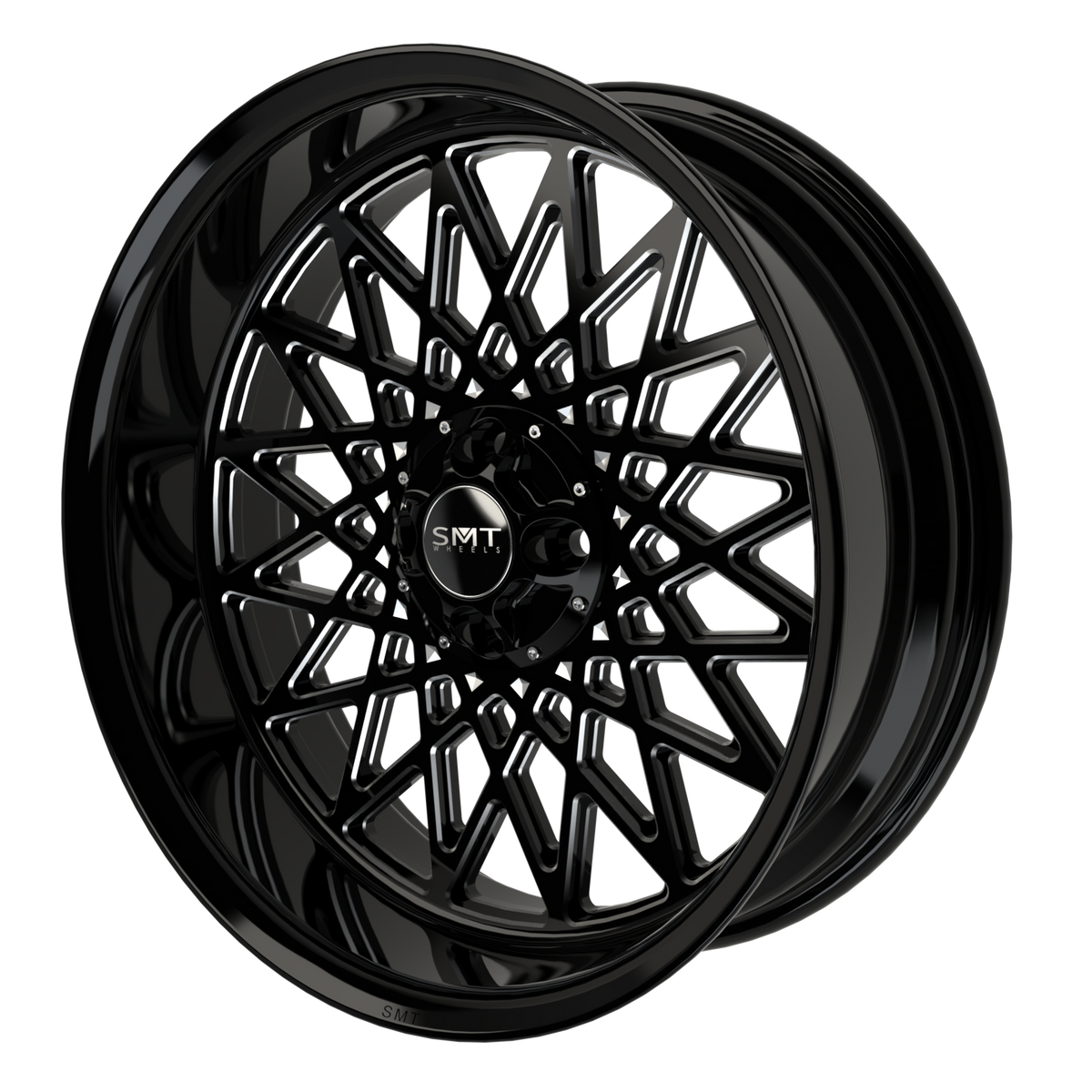 Gasser Harley Trike Black Double Cut Wheels