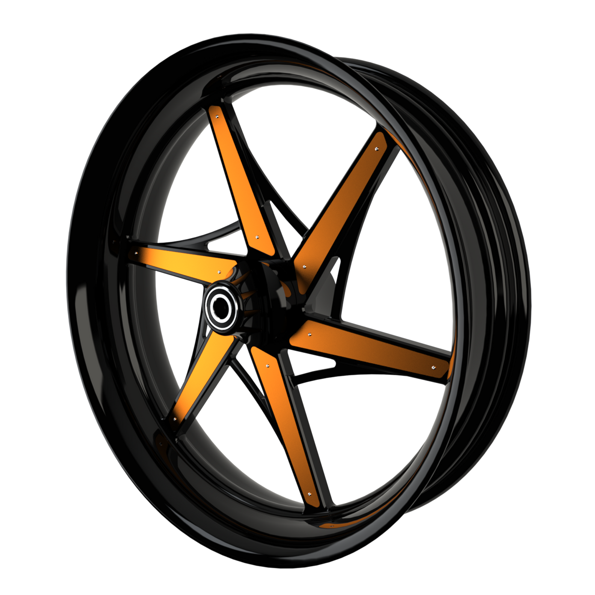 GT6Sixer Metric Black Wheels with color insert