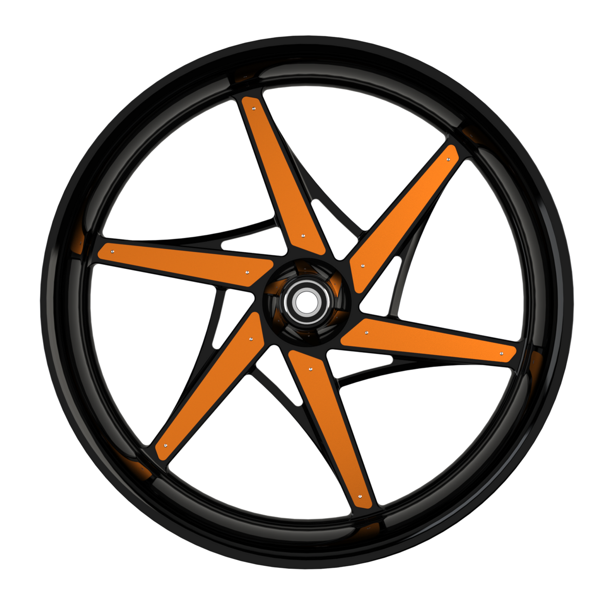 GT6Sixer Metric Black Wheels with color insert