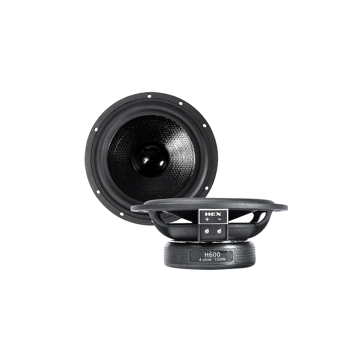 Diamond Audio 6” HEX Series 2-Way Component Set w/Silk Dome Tweeter - H600S