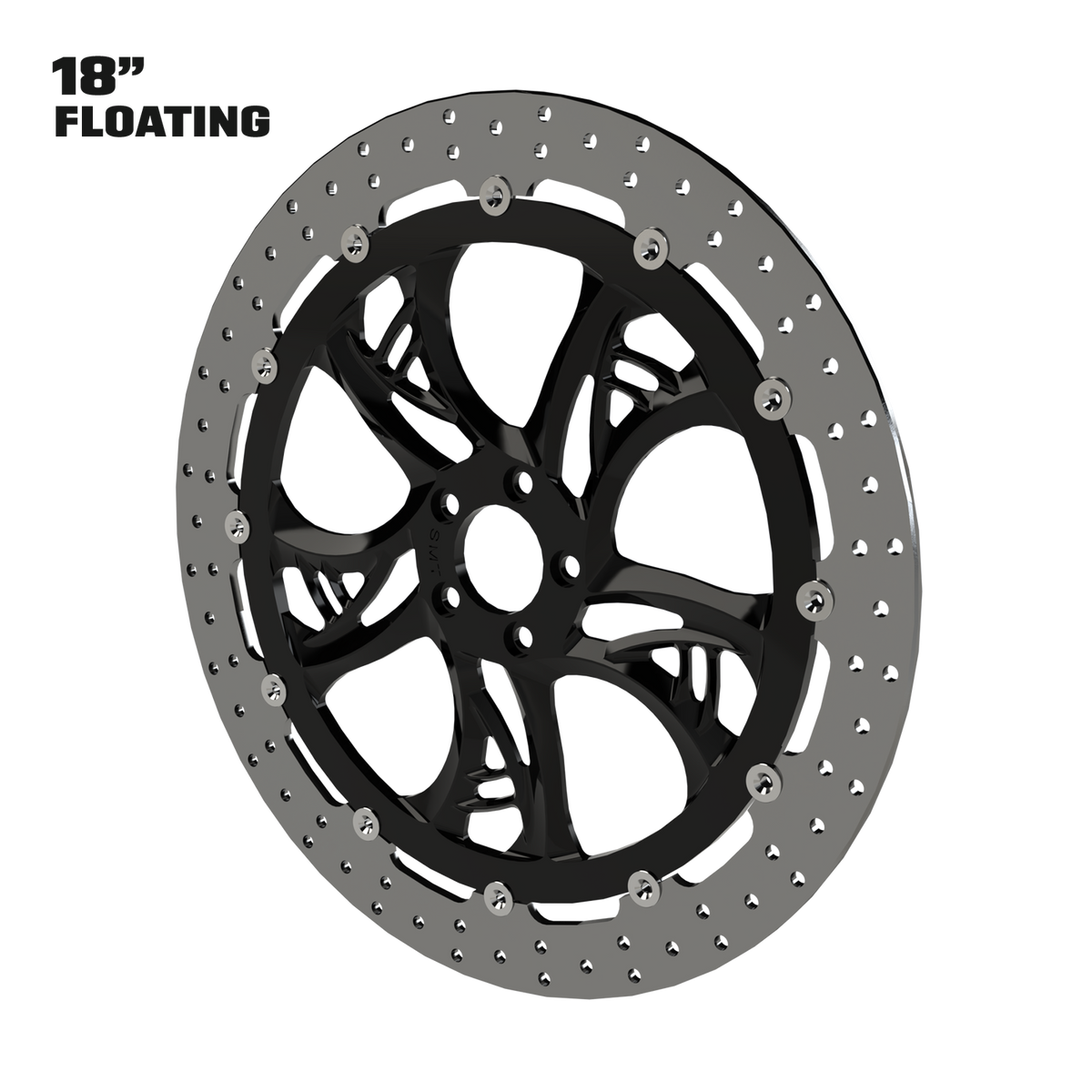 Hennessey 18" Floating Rotor in Black