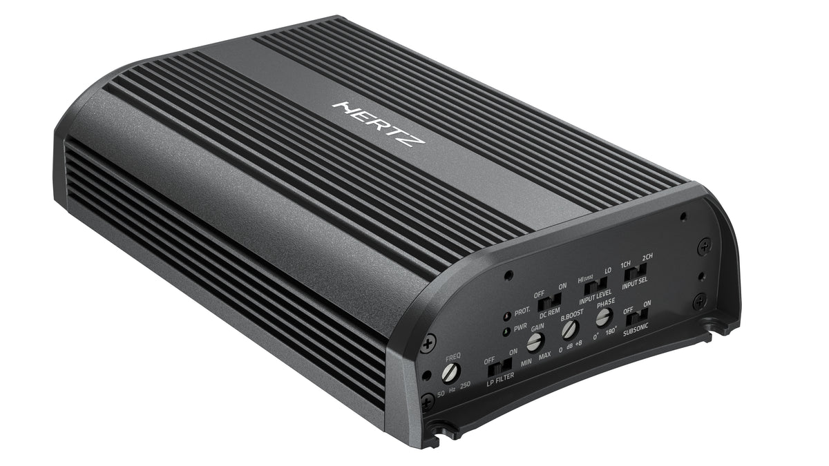 Hertz SP 1.900 Amplifier | 1000 W total power | 1 x 1000 W @ 2 Ohm | IP55 – D-class