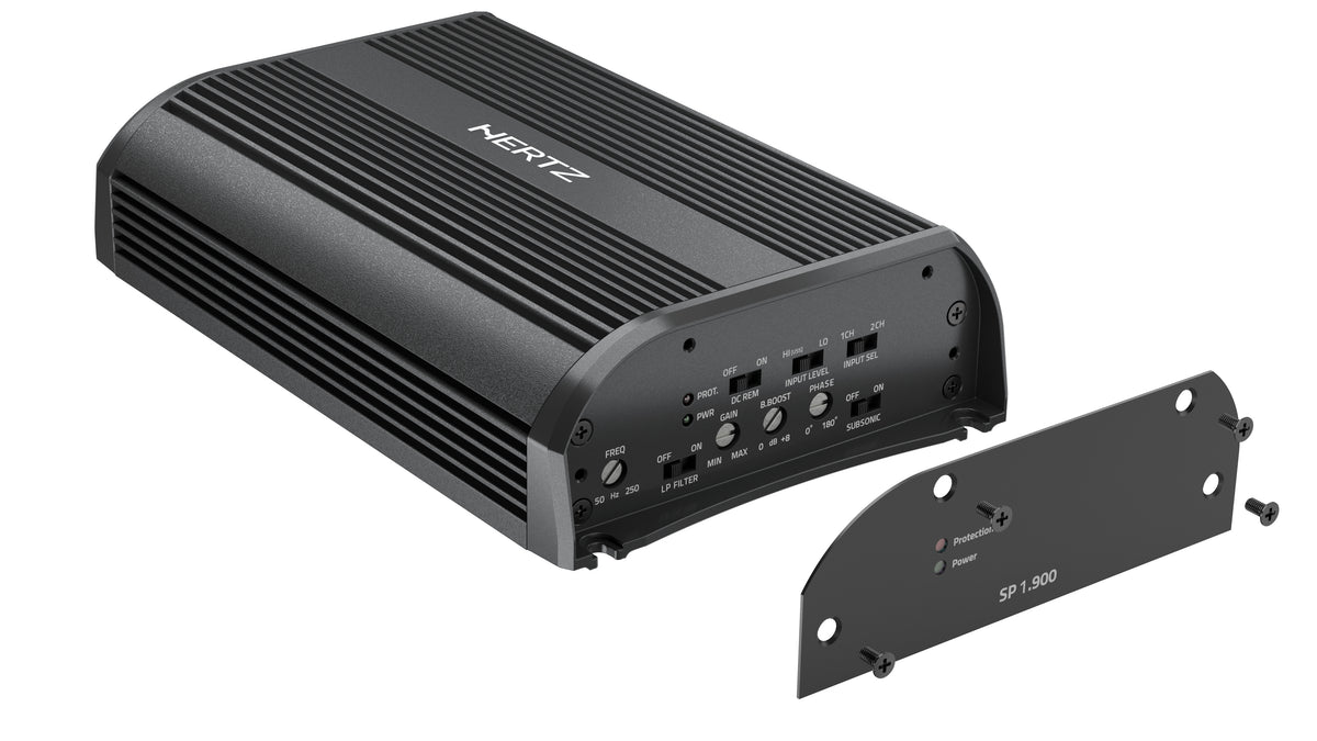 Hertz SP 1.900 Amplifier | 1000 W total power | 1 x 1000 W @ 2 Ohm | IP55 – D-class
