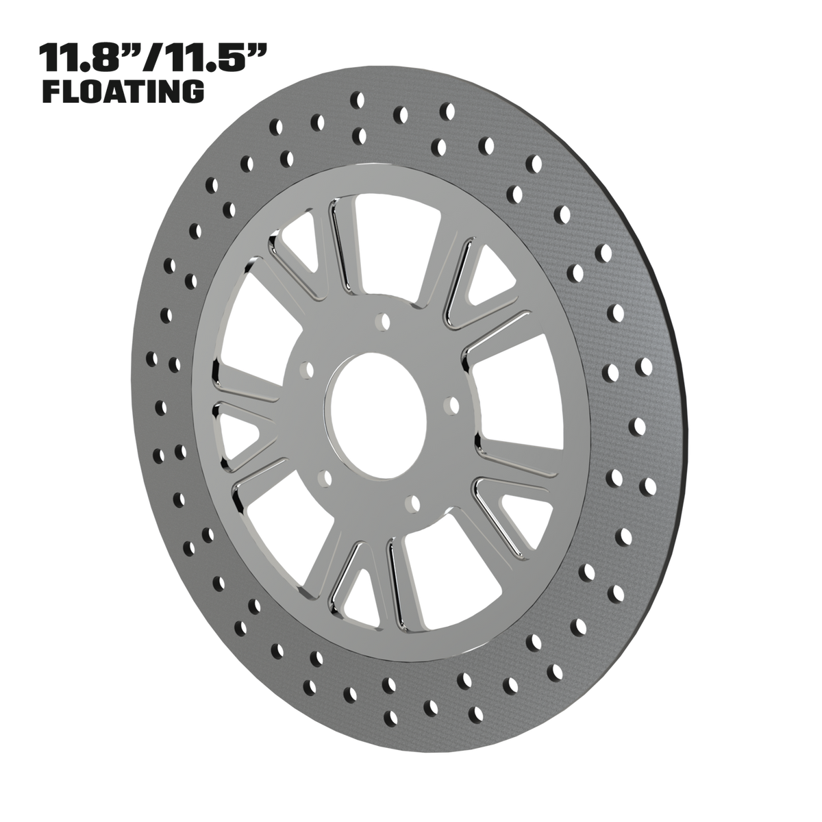 Hot Rod 11" floating rotor in polished