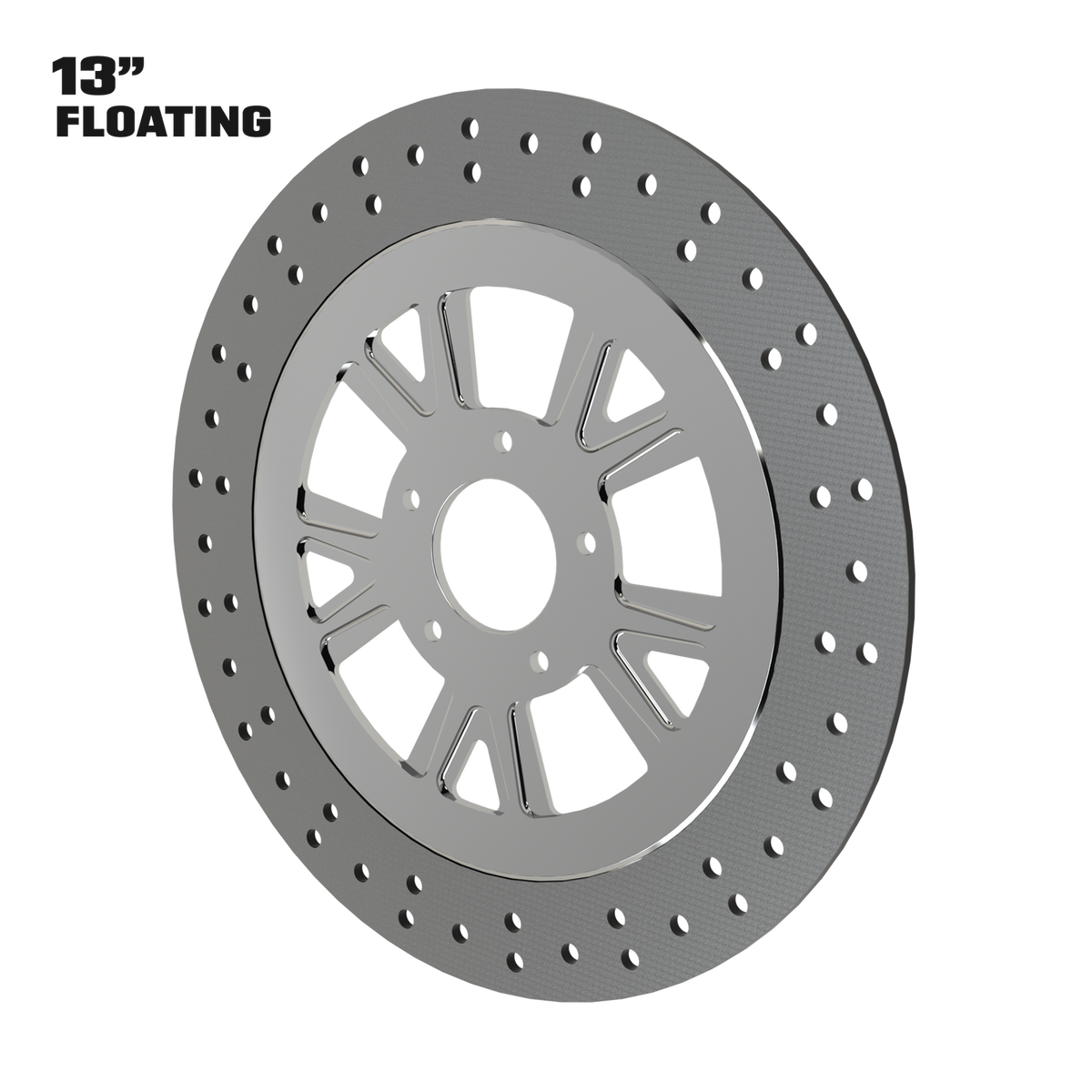 Hot Rod 13" floating rotor in polished