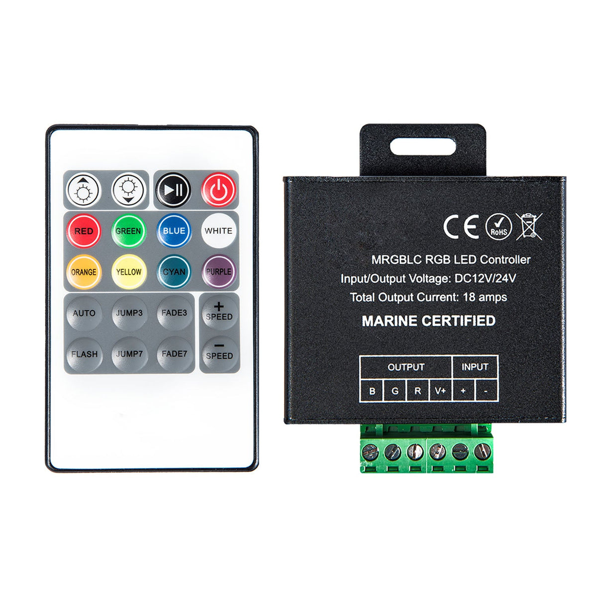 Diamond Audio HXM Series RF Remote Control for RGB LED Lights - HXMRGBLC