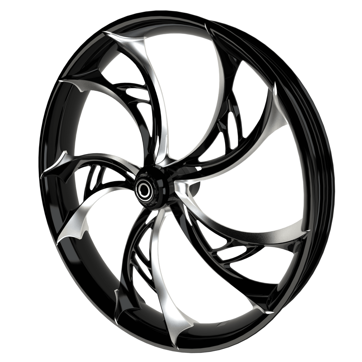 Hennessy 3D Harley Black Double Cut Wheels