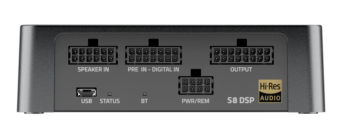 Hertz S8 DSP | 8 CH Audio Processor | 6 x input / 8 x output channels | APP control