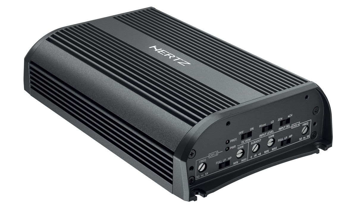 Hertz SP 4.900 Amplifier | 1000 W total power | 4 x 250 W @ 2 Ohm | IP55 – D-class