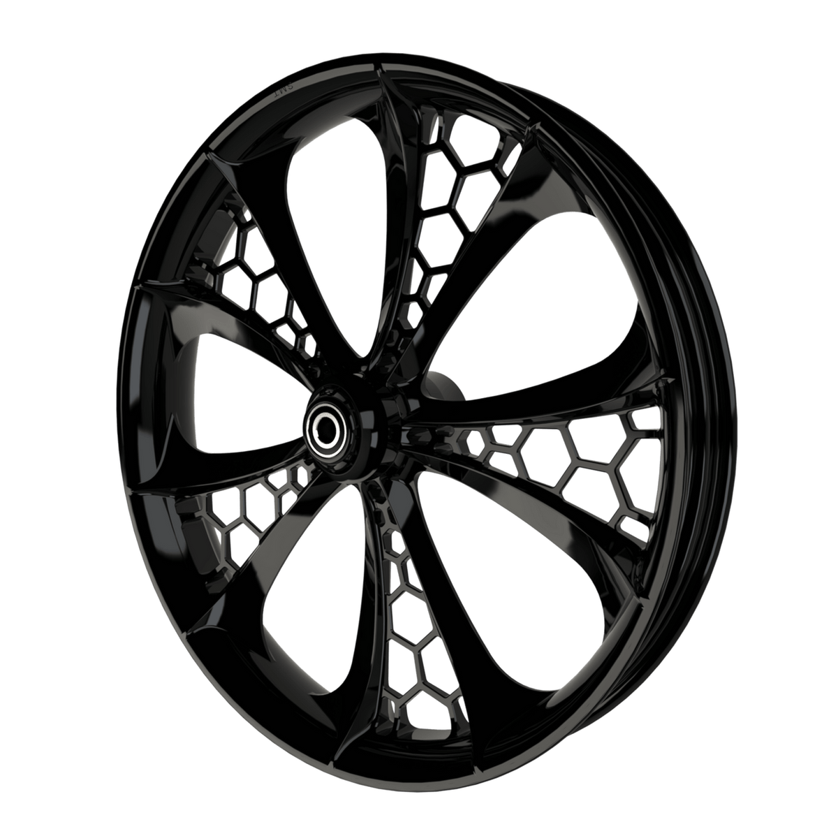 26 Inch Hive 3D Black Harley Wheel
