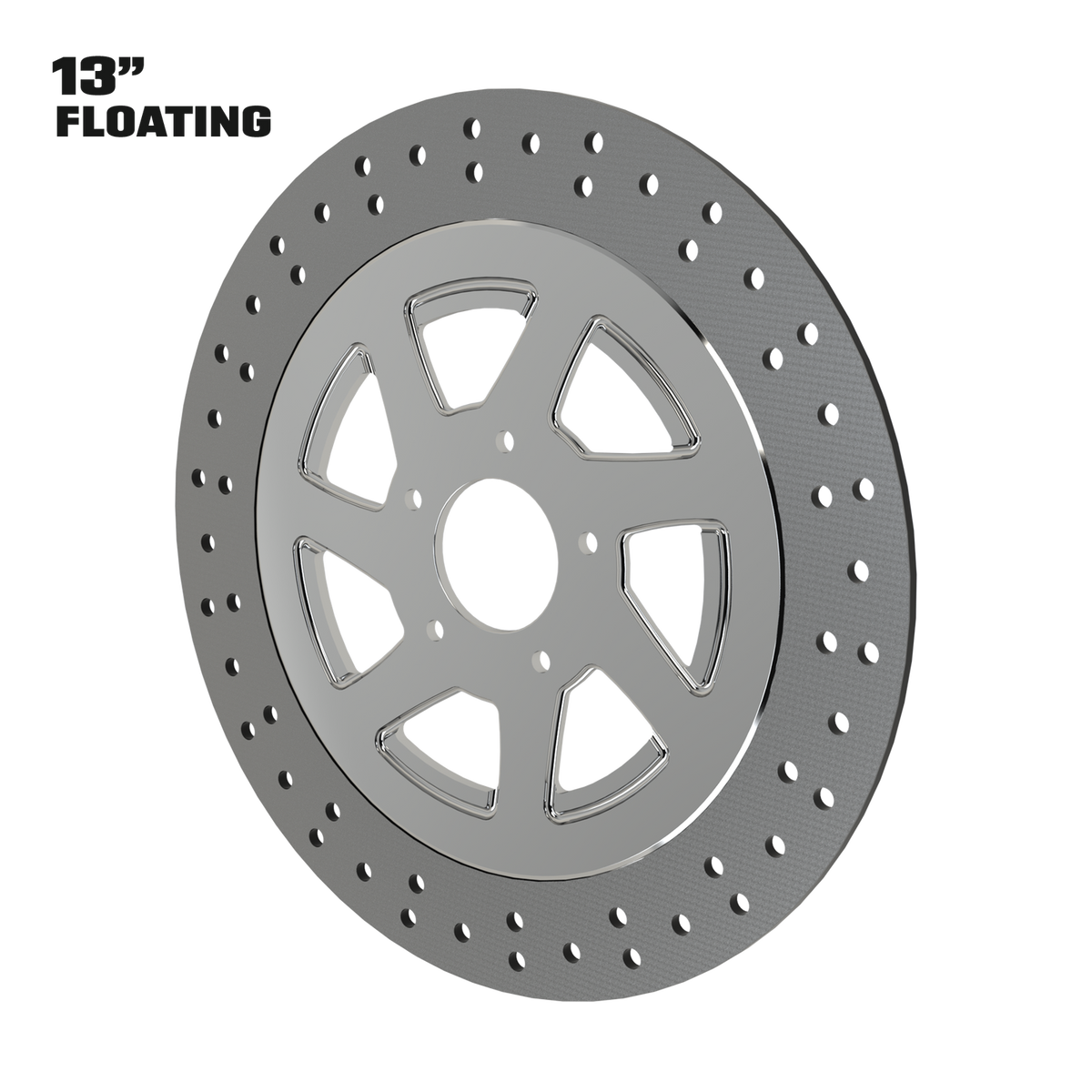Imitator 13" floating rotor in polished