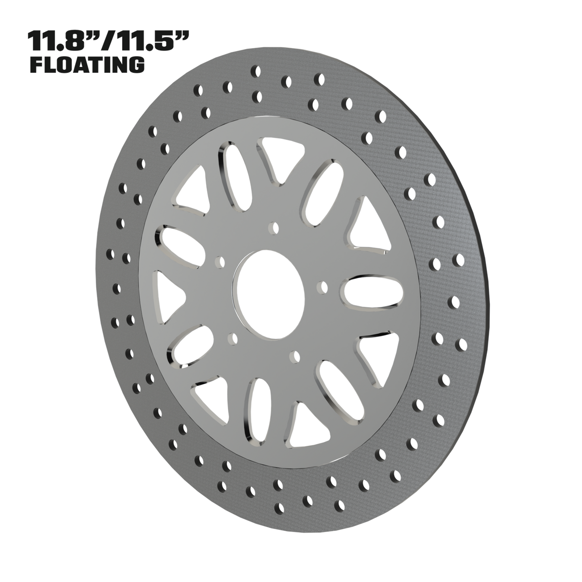 Infinity 11" floating rotor in polished
