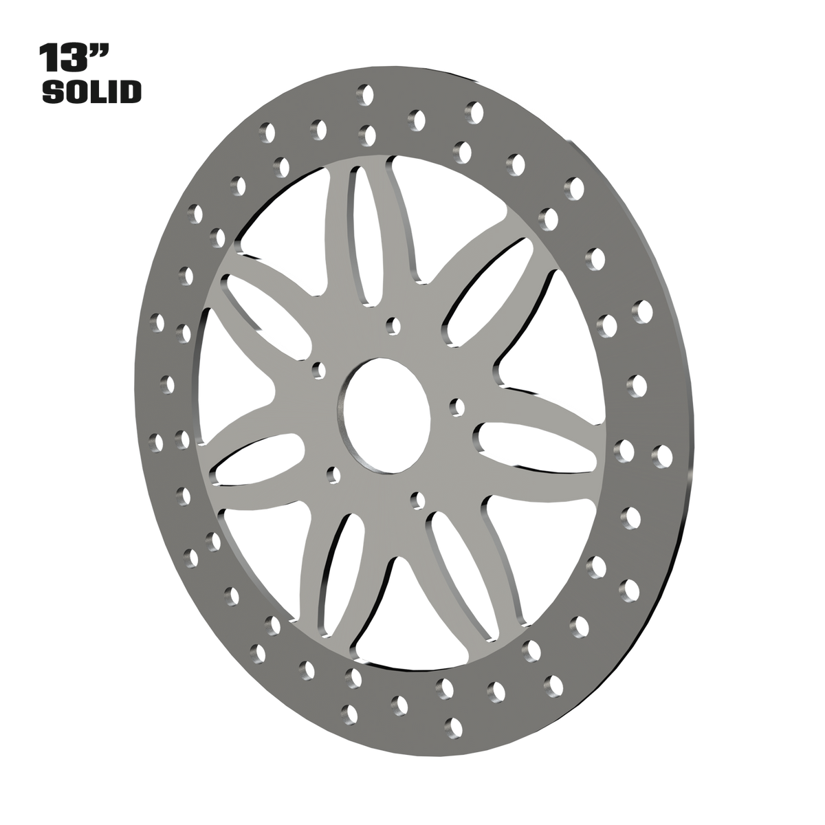 Infinity 13" solid rotor in polished