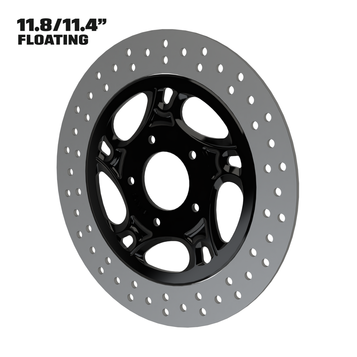 Intrepid 11" Floating Rotor in Black