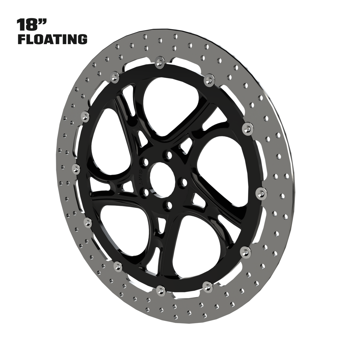 Intrepid 18" Floating Rotor in Black