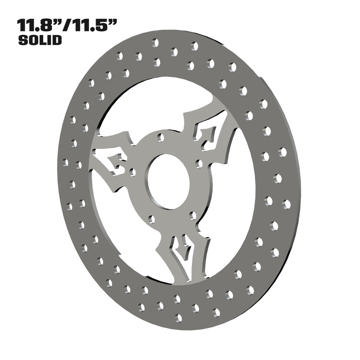 Iron Trinity 11" solid rotor in polished