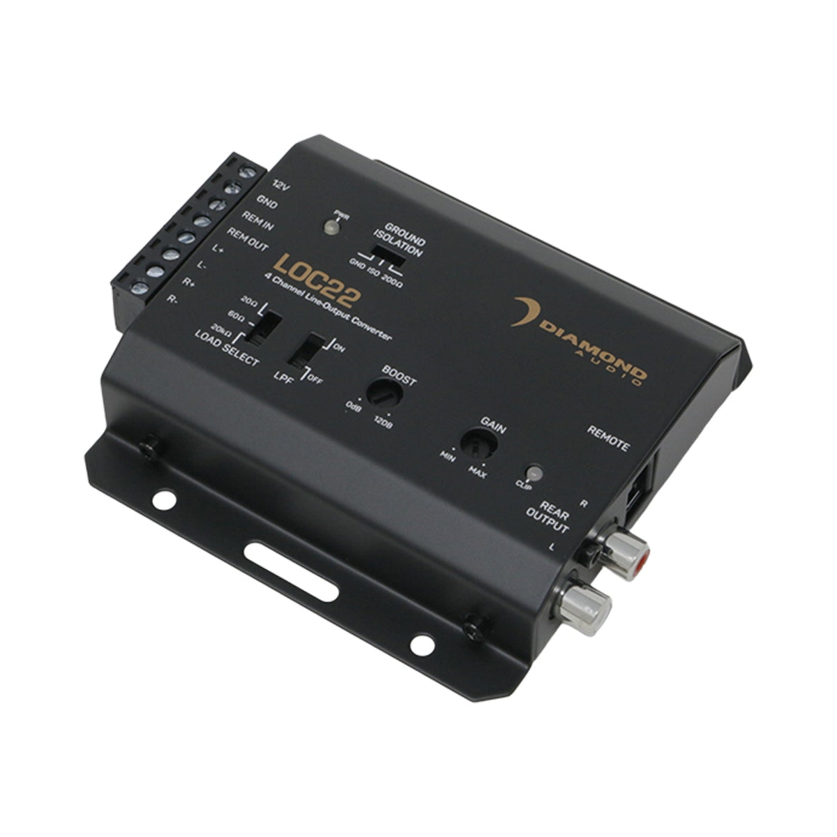 Diamond Audio 2-Channel LOC Series Line-Output Converter (2 In/2 Out) - LOC22